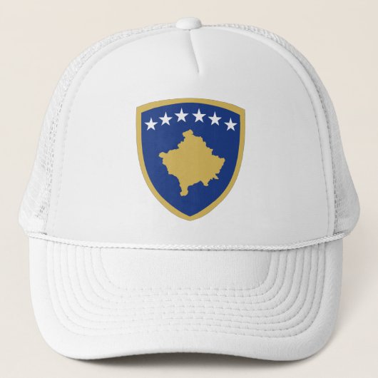 Republic of Kosovo Trucker Pet (Voorkant)