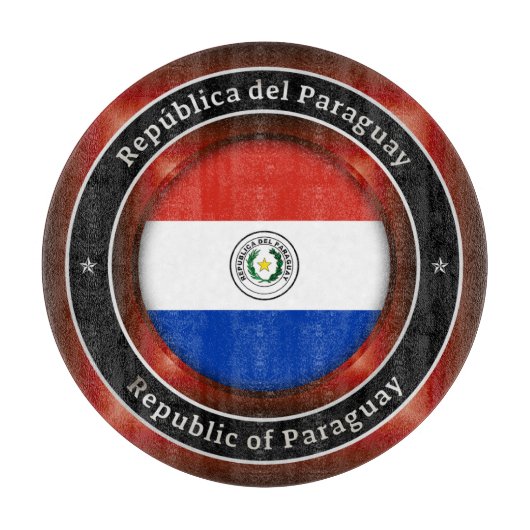 Republic of Paraguay Snijplank (Voorkant)