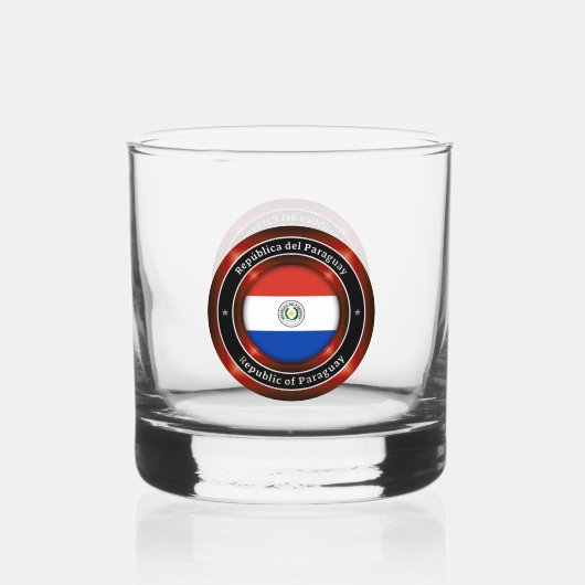 Republic of Paraguay Whisky Glas (Achterkant)