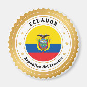República del Ecuador  Magneet (Voorkant)