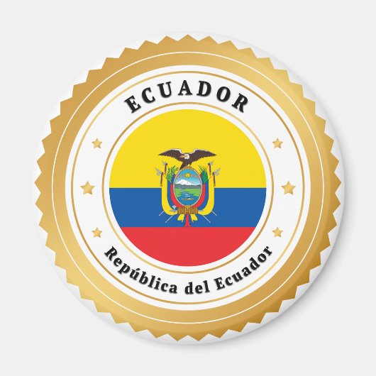 República del Ecuador  Magneet (Voorkant)