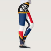 República Dominicana Flag Leggings (Rechts)