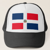 Republica Dominicana Hat, Baseball Dad Cap flag Trucker Pet (Voorkant)