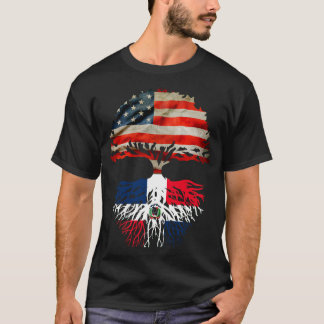 Republica Dominicana roots American grown  T-shirt