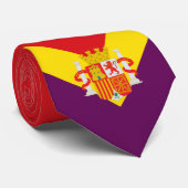 República española con escudo stropdas (Opgerold)