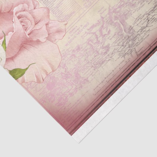 Republica Mexicana Map-deduplicatiedocument Tissuepapier (Detail)