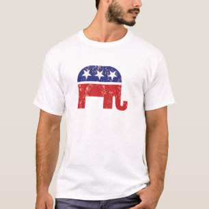 Republica Original Elephant Distress Tan T-shirt