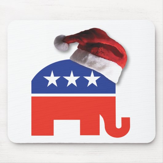Republicaan-olifant-XMAS Muismat (Voorkant)