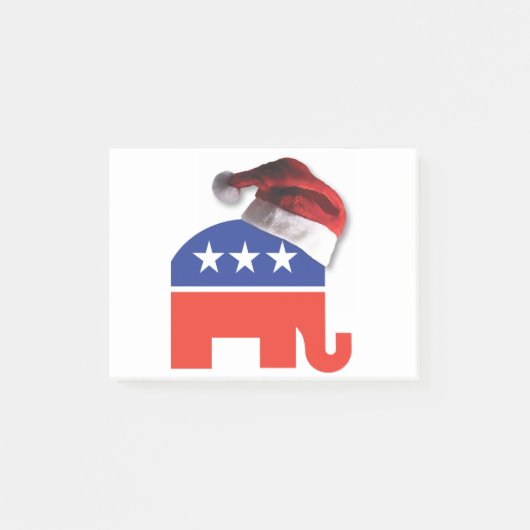 Republicaan-olifant-XMAS Post-it® Notes (Voorkant)