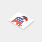 Republicaan-olifant-XMAS Post-it® Notes (Schuin)