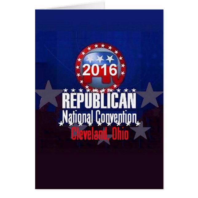 Republican 2016 Convention Card (Voorkant)