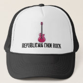Republican Chix ROCK Trucker Pet (Voorkant)