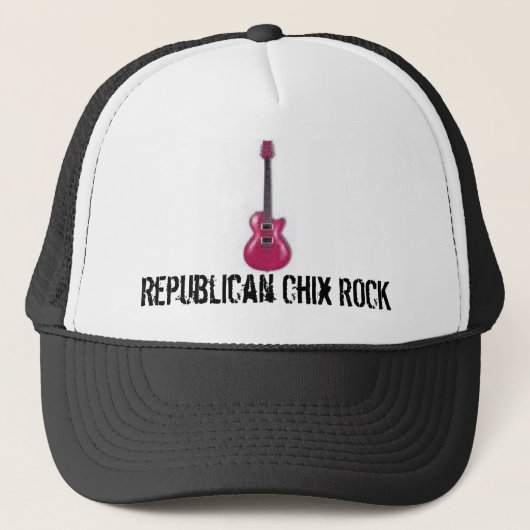 Republican Chix ROCK Trucker Pet (Voorkant)