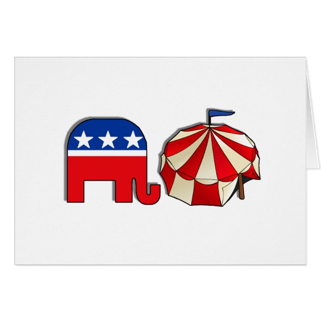 Republican Circus Elephant (Voorkant Horizontaal)