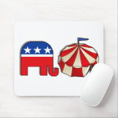 Republican Circus Elephant and Tent Muismat (Met muis)