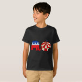 Republican Circus Elephant T-shirt (Voorkant volledig)