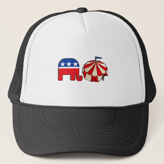 Republican Circus Elephant Trucker Pet (Voorkant)
