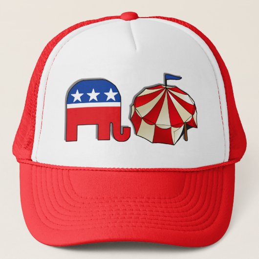 Republican Circus Elephant Trucker Pet (Voorkant)