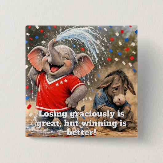 Republican Customizable Midterm Elections Button (Voorkant)