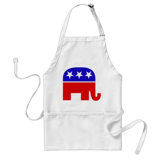Republican Elephant Apron Standaard Schort (Voorkant)