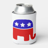 Republican Elephant Blikjeskoeler (Blikje Voorkant)