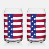 Republican Elephant Blikvorm Glas (Rechts)