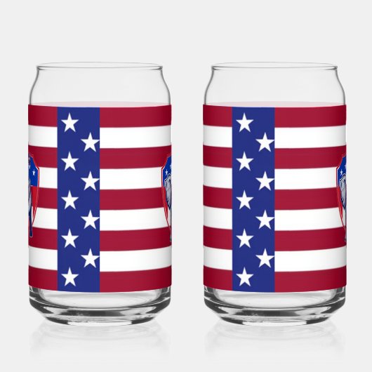 Republican Elephant Blikvorm Glas (Rechts)