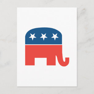 Republican Elephant Briefkaart