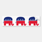Republican Elephant Bumpersticker (Voorkant)