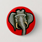 Republican Elephant Button (Voorkant)