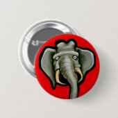 Republican Elephant Button (Voorkant /achterkant)