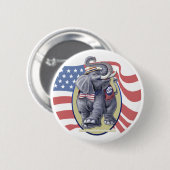 Republican Elephant Button (Voorkant /achterkant)