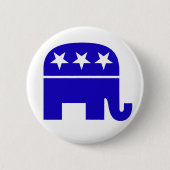 Republican Elephant Button (Voorkant)