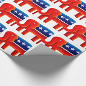 Republican Elephant Cadeaupapier (Hoek)