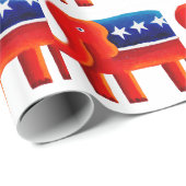 Republican Elephant Cadeaupapier (Rol Hoek)