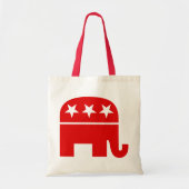 Republican Elephant Canvas tas (Voorkant)