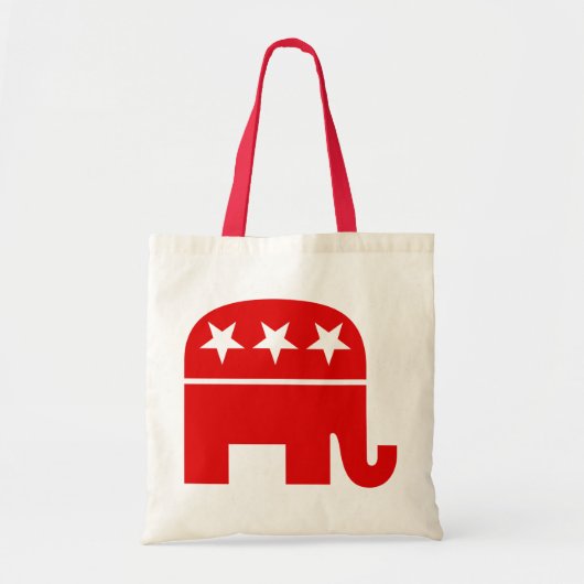 Republican Elephant Canvas tas (Voorkant)