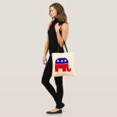 Republican Elephant Canvas tas (Voorkant (model))