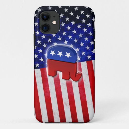 Republican Elephant Case-Mate iPhone Case (Achterkant)