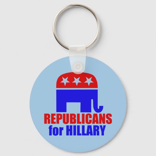 Republican Elephant for Hillary Clinton Sleutelhanger (Voorkant)