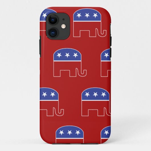 Republican Elephant IPhone Case (Achterkant)