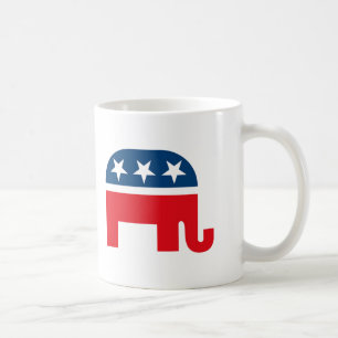 Republican Elephant Koffiemok