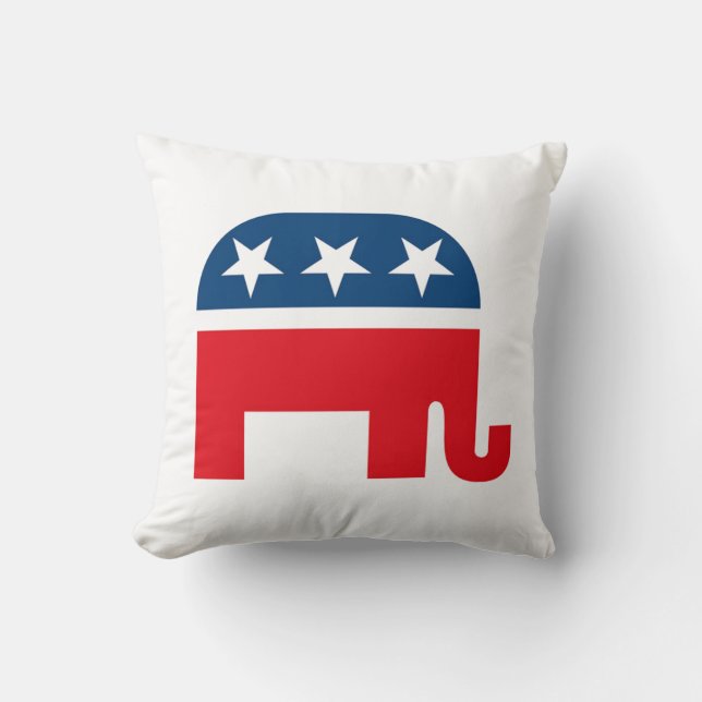 Republican Elephant Kussen (Voorkant)