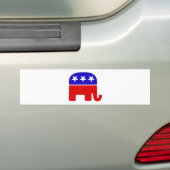 Republican Elephant Logo Bumpersticker (Op auto)