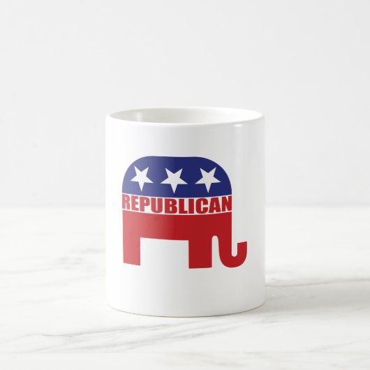 Republican Elephant Logo Koffiemok (Center)