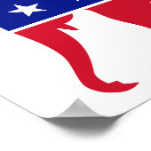 REPUBLICAN ELEPHANT LOGO POSTER (Hoek)