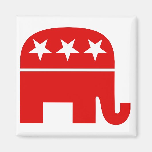 Republican Elephant Magnet (Voorkant)