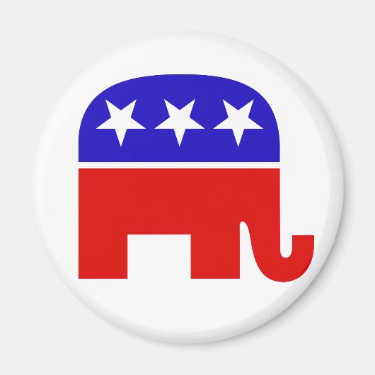 Republican Elephant Magnet (Voorkant)