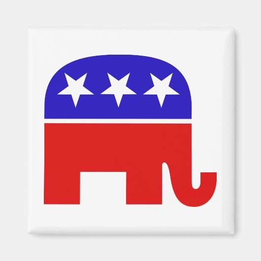Republican Elephant Magnet (Voorkant)