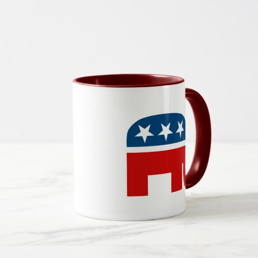 Republican Elephant Mok (Voorkant rechts)